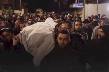 فيديو : جماهير غفيرة تُشييع  شهيد سيلة الحارثية