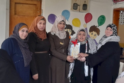 على شرف الثامن من آذار يوم المرأة العالمي... مجلس المرأة في حركة فتح  يُكرّم الأخوات في قاطع وسط محافظة رفح