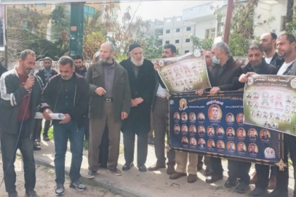 حركة فتح ساحة غزة تشارك في اسدال الستار عن جدارية "ايقونات الأسرى"