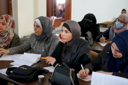 مفوضية الإعلام بساحة غزة تشارك في دورة للمرأة العاملة بمحافظة غزة