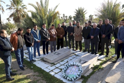 بالصور.. حركة فتح بساحة غزة تحيي الذكرى الـ 28 للشهداء الستة في مخيم جباليا بمحافظة الشمال