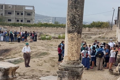 سبسطية: مستوطنون يقتحمون الموقع الأثري في سبسطية