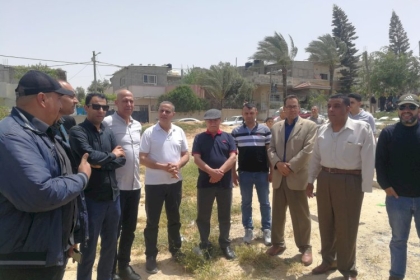 قيادة حركة فتح في ساحة غزة تشارك في عزاء عائلة الخطيب