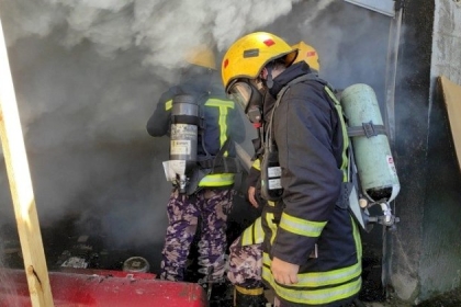 الدفاع المدني يتعامل مع (109) حادث ومهمة بالضفة والقدس