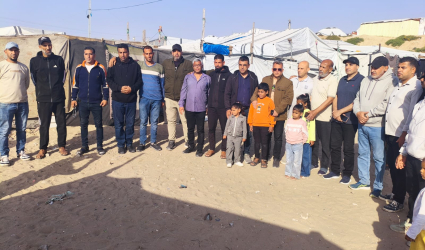 تيار الإصلاح الديمقراطي في حركة فتح بمحافظة رفح يطلق حملة (العهد والوفاء) لأسر الشهداء