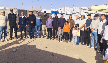 تيار الإصلاح الديمقراطي في حركة فتح بمحافظة رفح يطلق حملة (العهد والوفاء) لأسر الشهداء