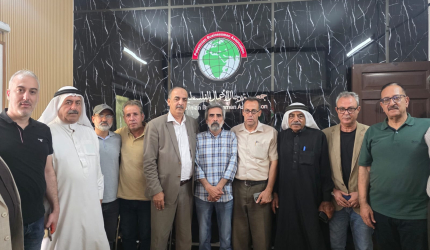 تيار الإصلاح الديمقراطي في ساحة غزة يهنئ (علي الحايك) بفوزه برئاسة جمعية رجال الأعمال الفلسطينيين 