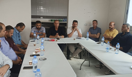 تيار الإصلاح الديمقراطي بحركة فتح في المحافظة الوسطى يعقد لقاءً نخبويًا مع عدد من  الإعلاميين والمؤثرين