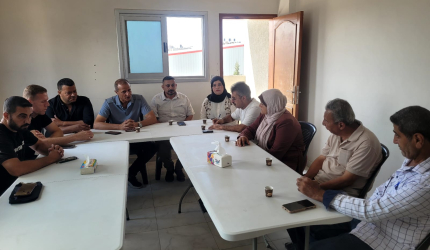قيادة تيار الإصلاح الديمقراطي بالوسطى تستقبل وفداً قيادياً من الجبهة الديمقراطية لتأكيد رفض تأجيل الانتخابات وضرورة تحديد موعد لإجرائها