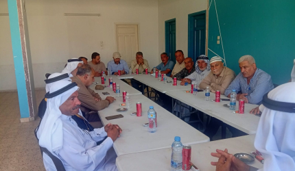 تيار الإصلاح الديمقراطي في محافظة الشمال يستقبل لجنة السلم الأهلي والمخاتير لبحث سبل خدمة أبناء شعبنا الفلسطيني