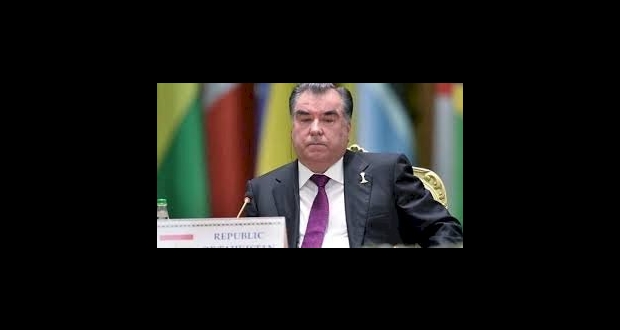 رئيس طاجيكستان إمام علي رحمان