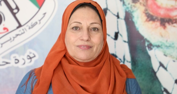 سميرة دحلان أمين سر مجلس المرأة ساحة غزة