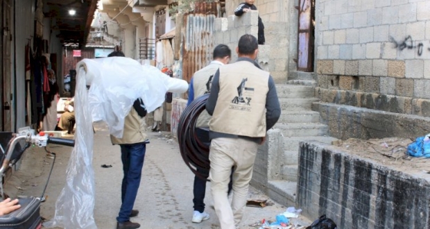 برنامج اغاثي تحت عنوان دائما معكم