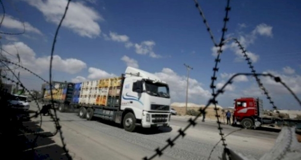 نقل البضائع لغزة -ارشيفية