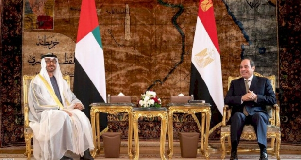 الشيخ محمد بن زايد والرئيس المصري عبد الفتاح السيسي