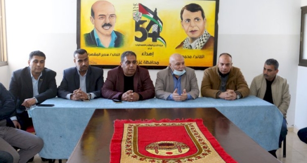 القيادي الفتحاوي جمال أبو حبل في زيارة تفقدية لمحافظة غزة.