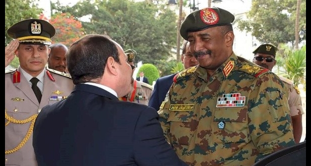 عبد الفتاح السيسي وعبد الفتاح البرهان