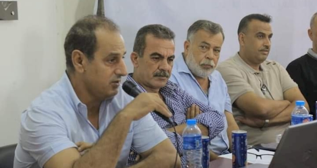 غزة:القيادي ماهر مقداد أثناء ورشة عمل