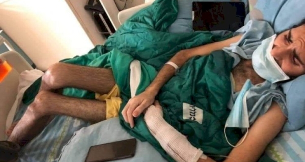 أخر صورة الأسير المضرب عن الطعام مقداد القواسمي 