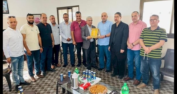 رفح: وفد من تيار الإصلاح الديمقراطي في حركة فتح بمحافظة رفح، الأخوة في لجان المقاومة الشعبية 